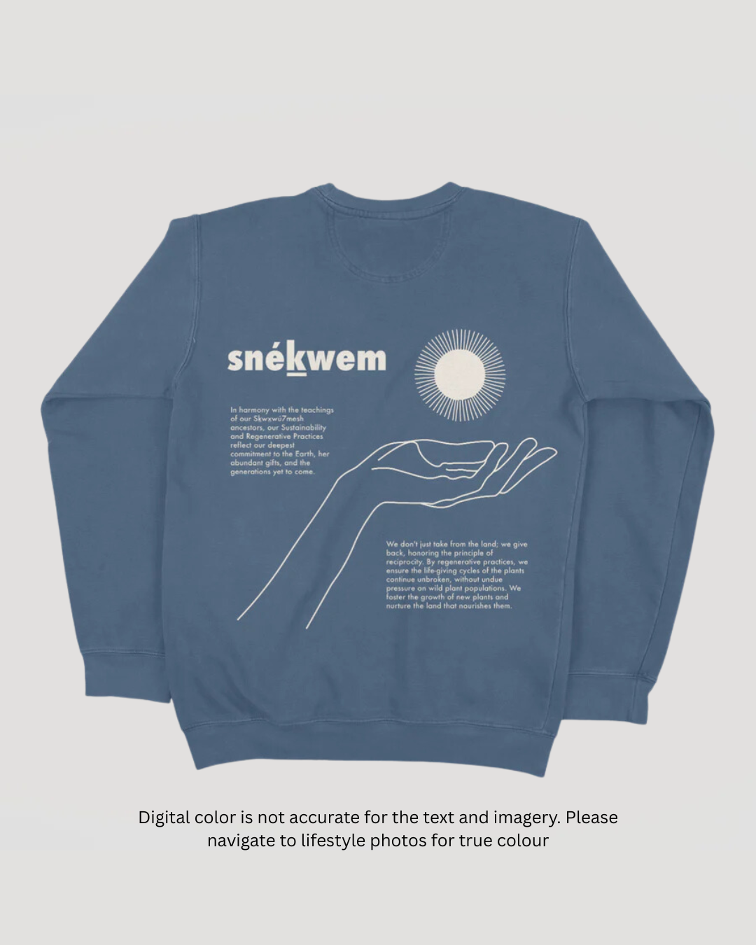 Snéḵwem Crewneck