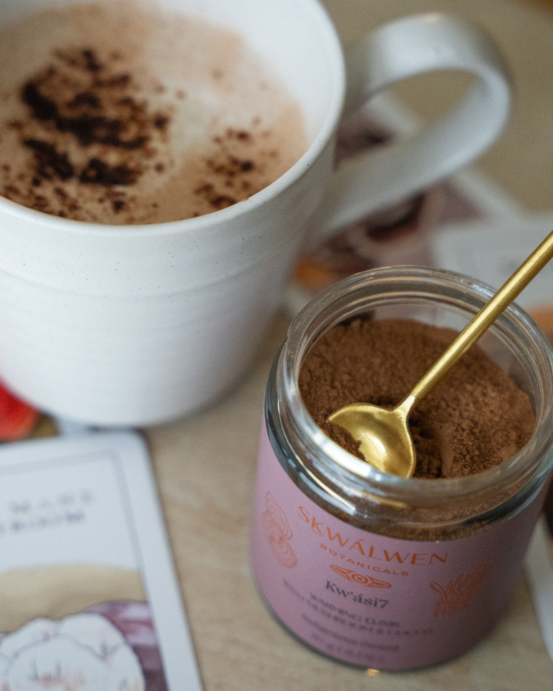 Kw'asi7 Warming Elixir with Mushroom & Cocoa