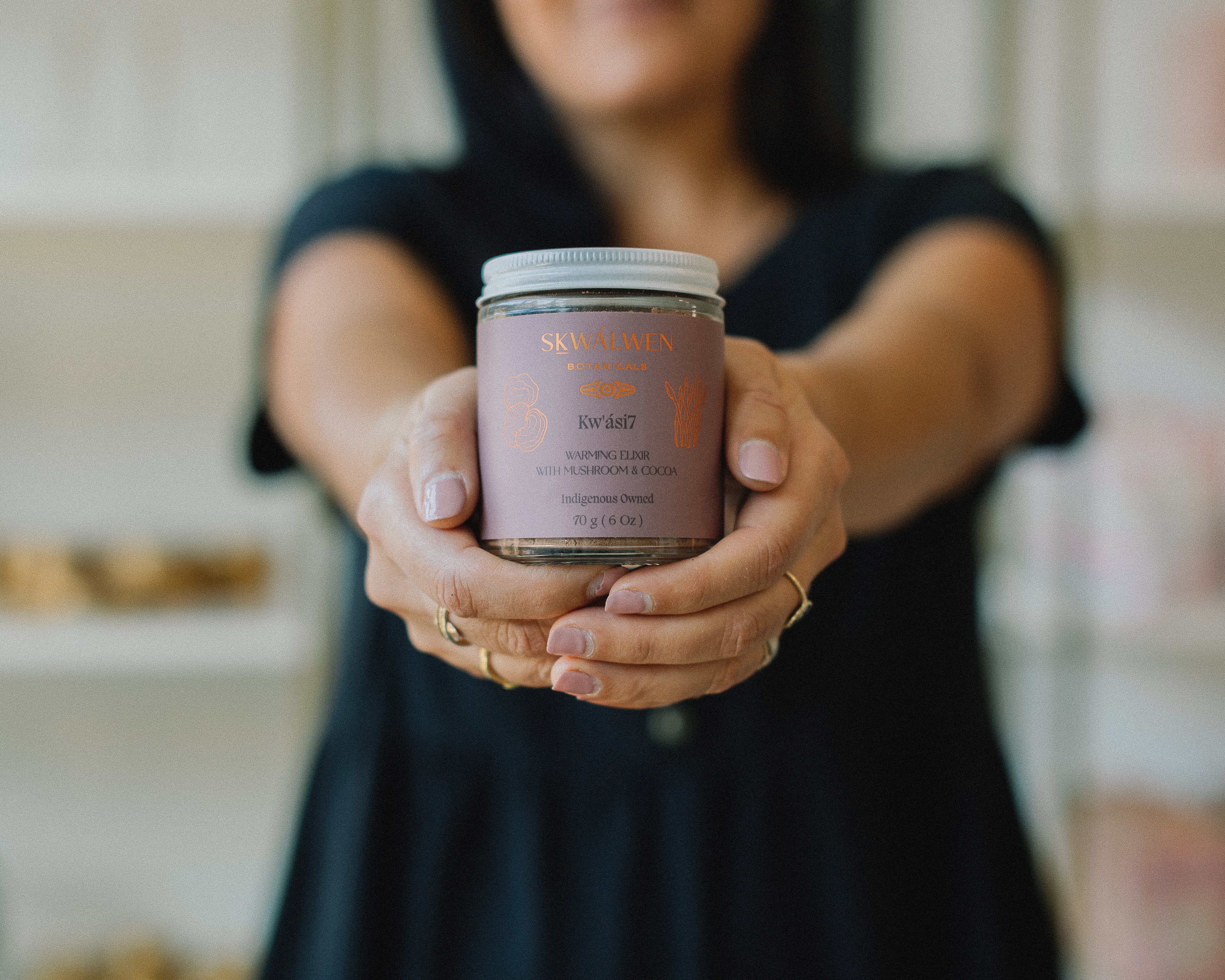 Kw'asi7 Warming Elixir with Mushroom & Cocoa