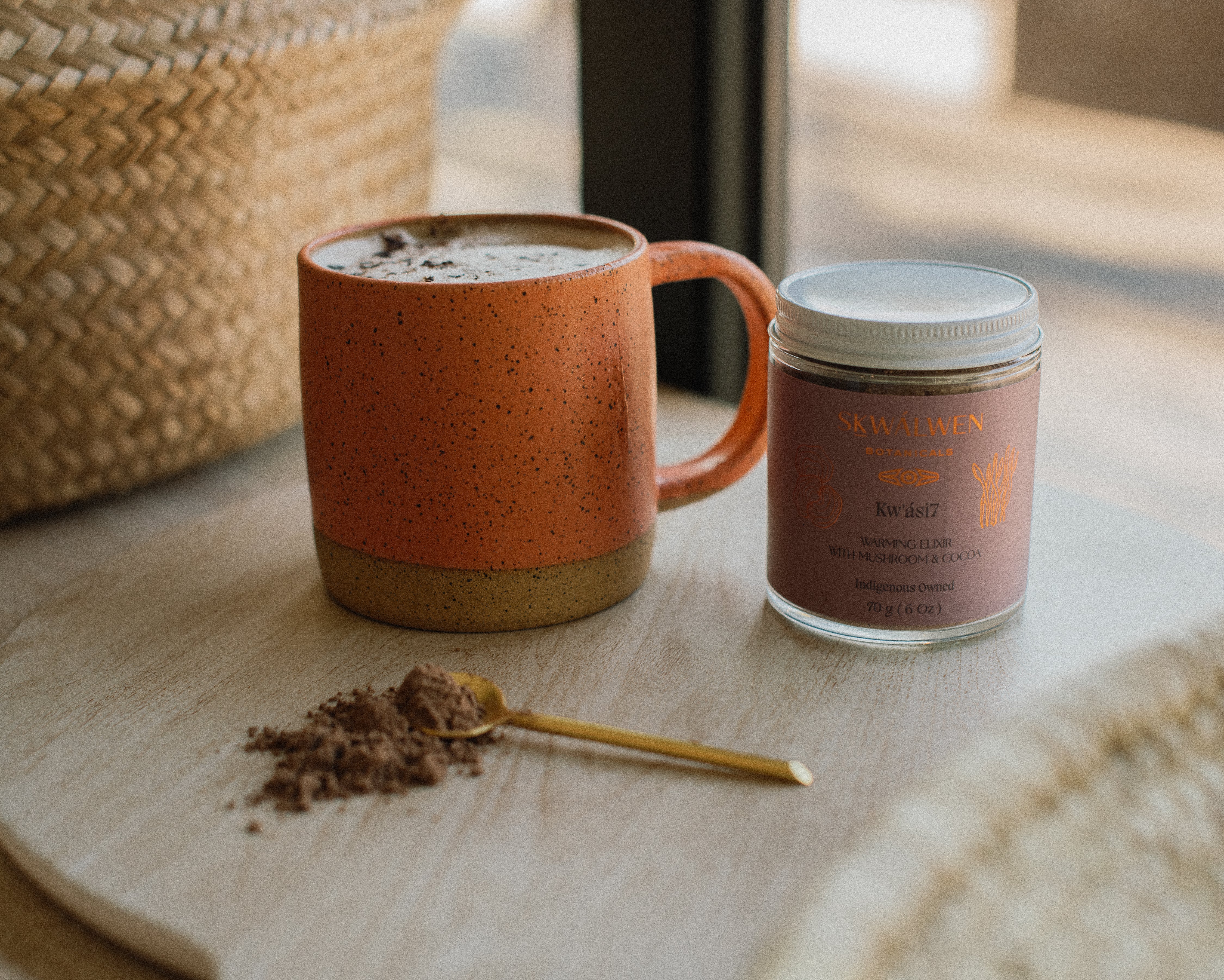 Kw'asi7 Warming Elixir with Mushroom & Cocoa