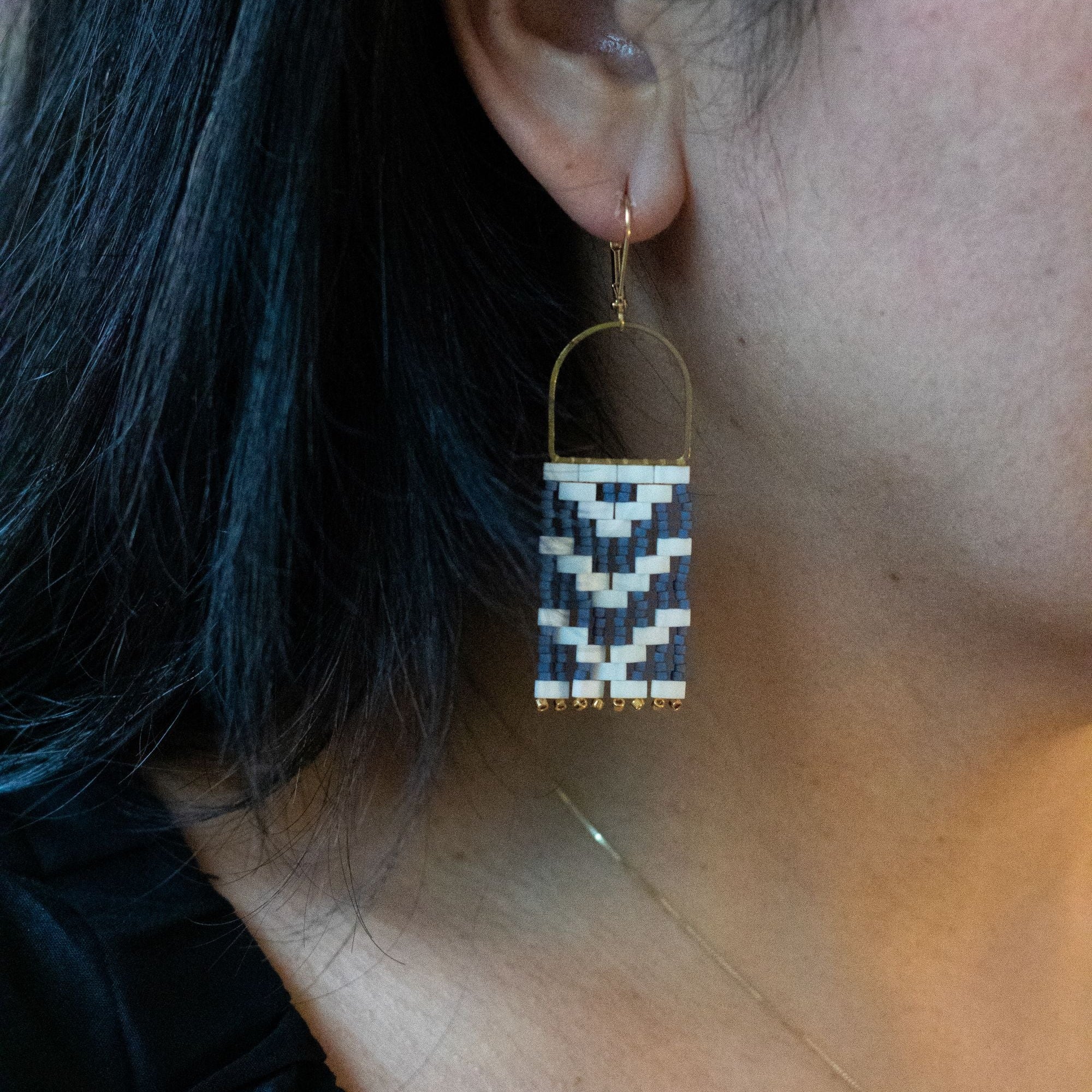 Michif Earrings ~ Three Sisters by Emma