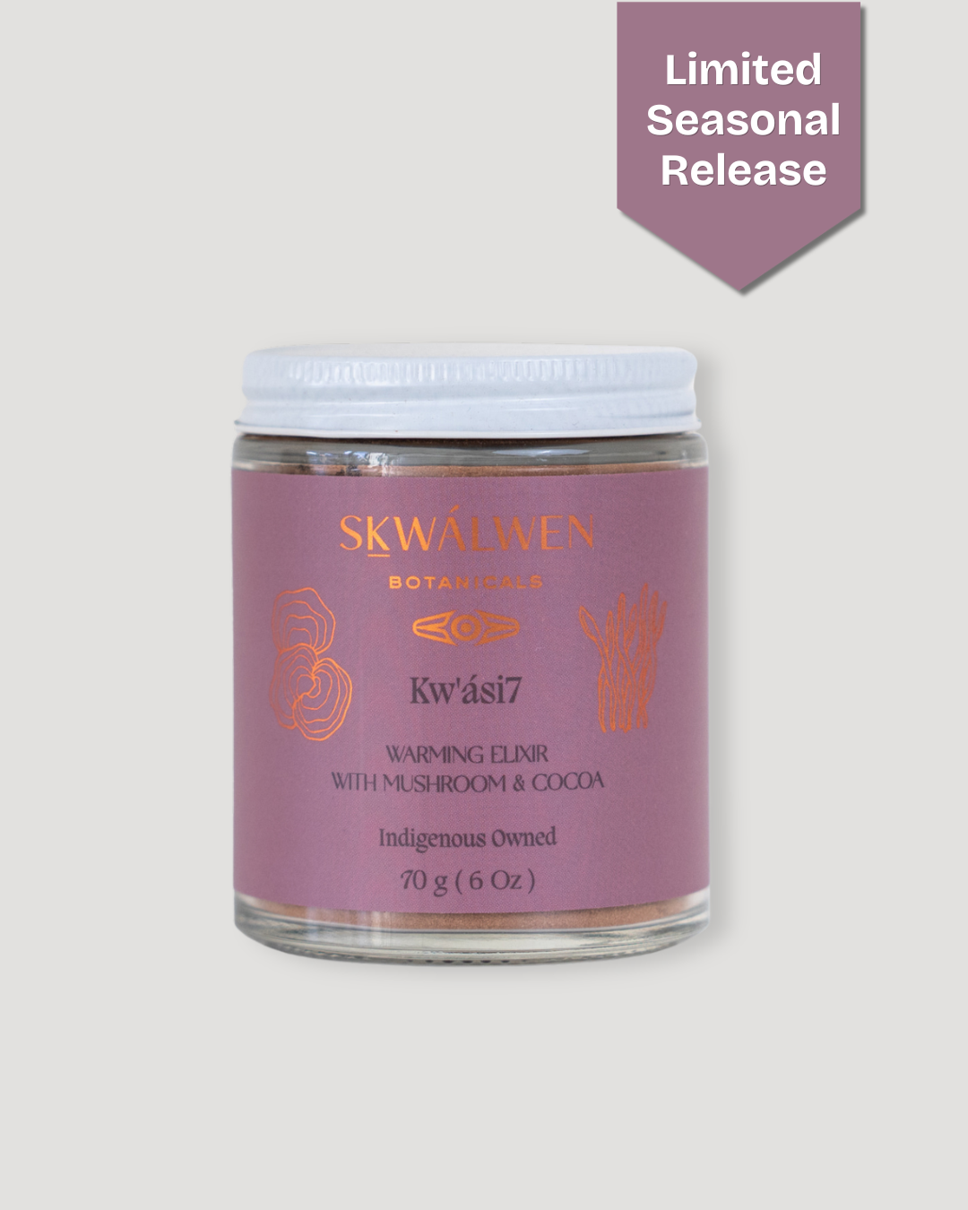 Kw'asi7 Warming Elixir with Mushroom & Cocoa