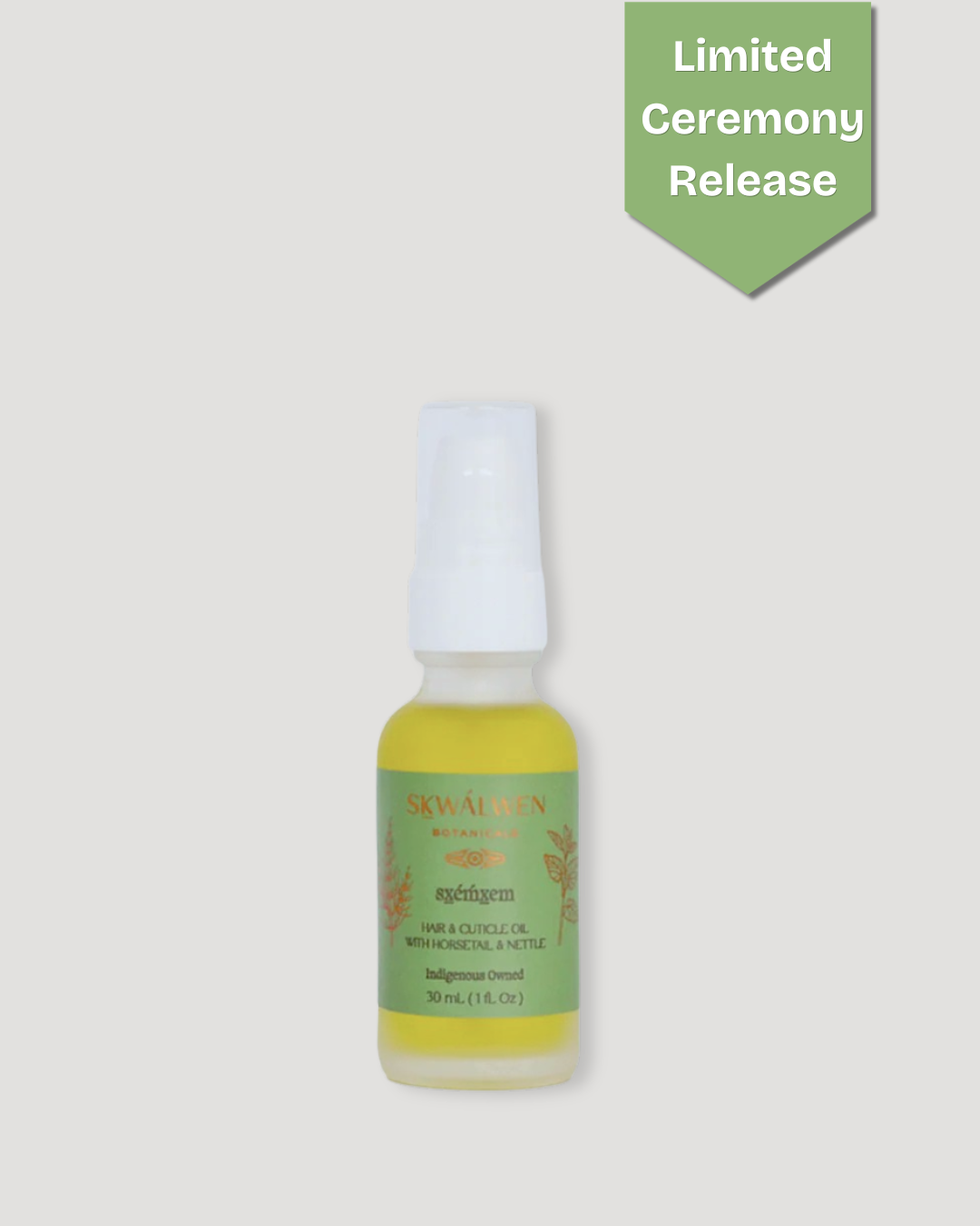 Ceremony Series - Sx̱éḿx̱em Hair & Cuticle Oil with Horsetail & Nettle