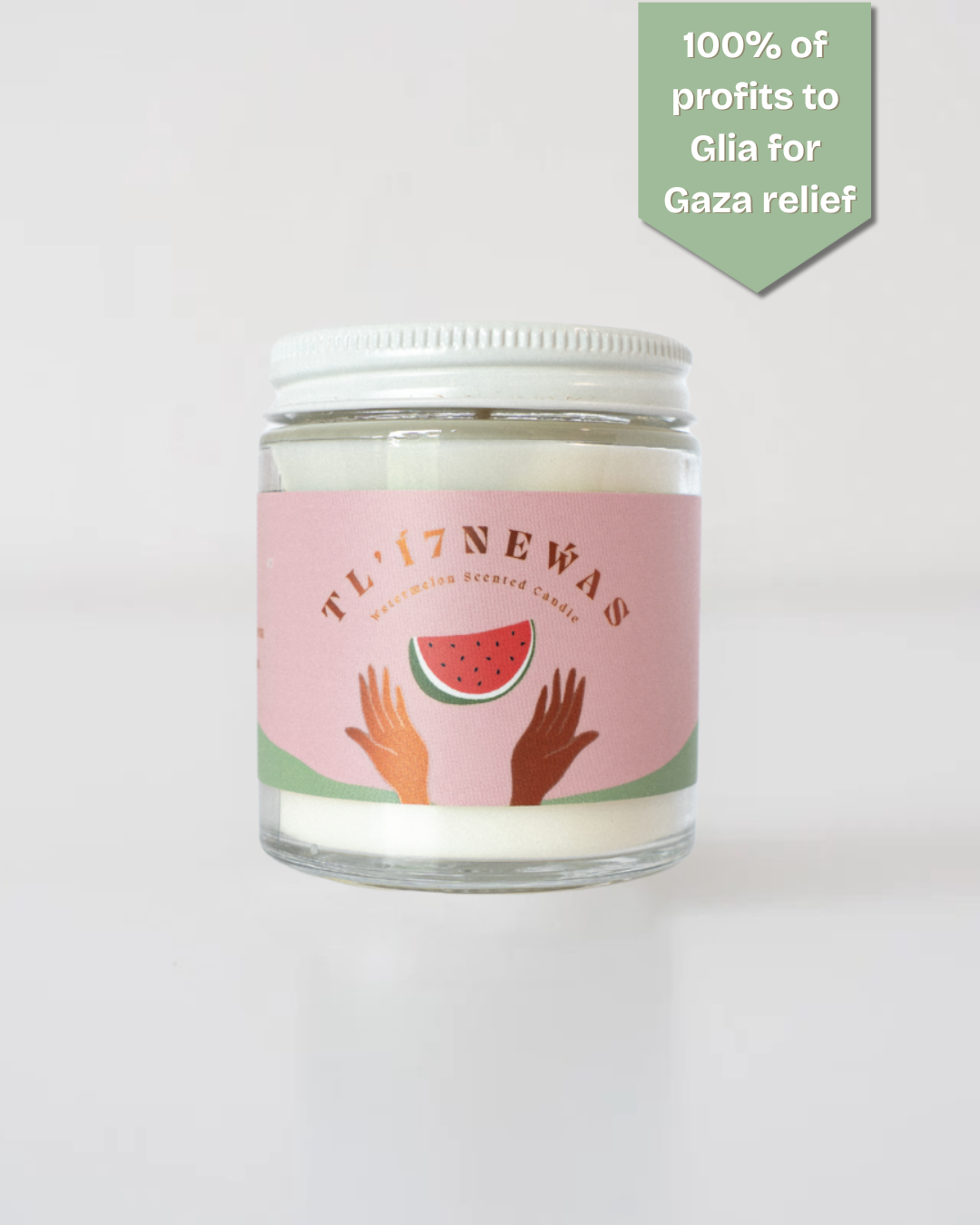 Tl’í7neẃas Watermelon Scented Candle