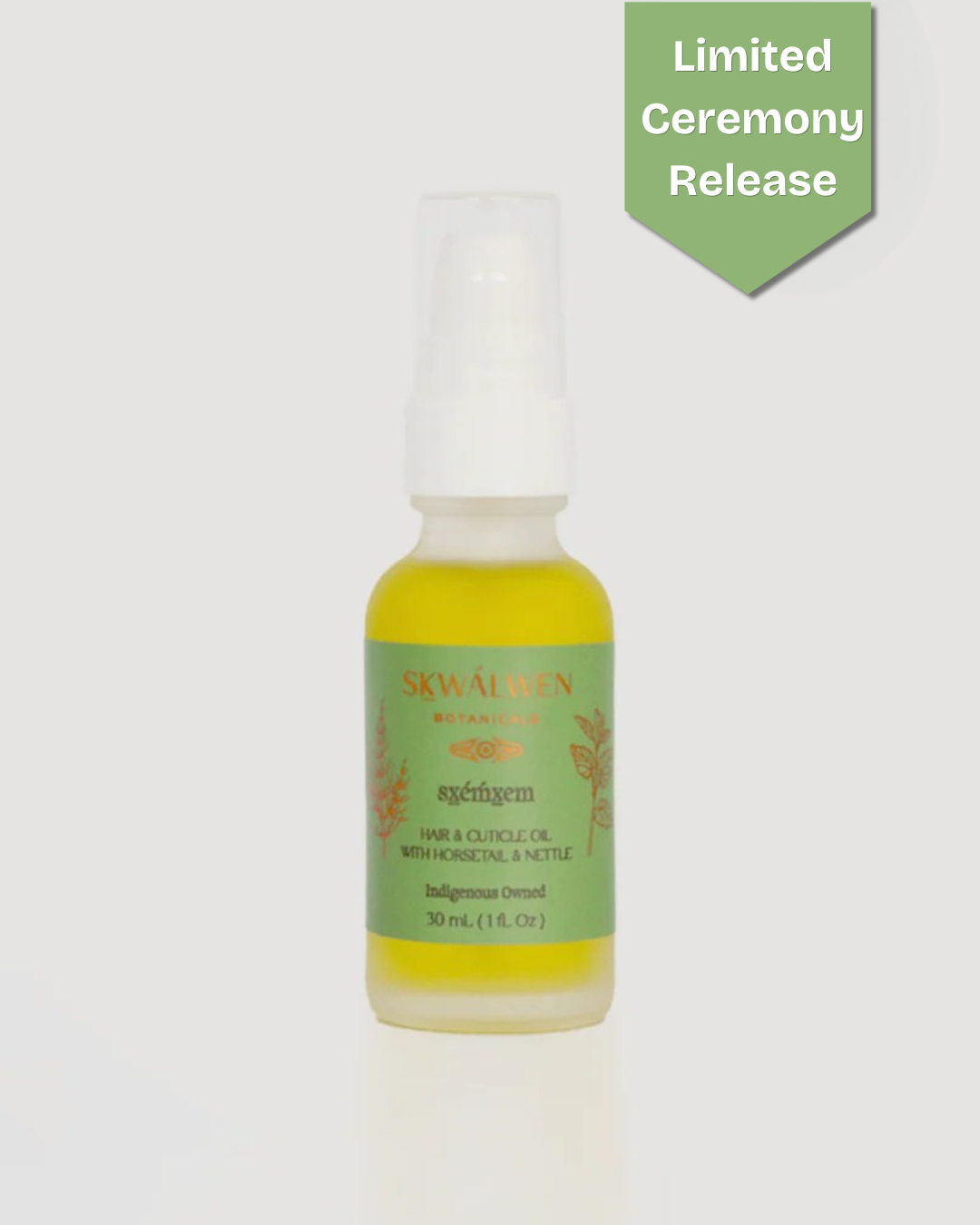 Ceremony Series - Sx̱éḿx̱em Hair & Cuticle Oil with Horsetail & Nettle
