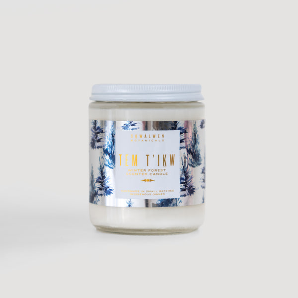 Tem t’iḵw Winter Forest Candle