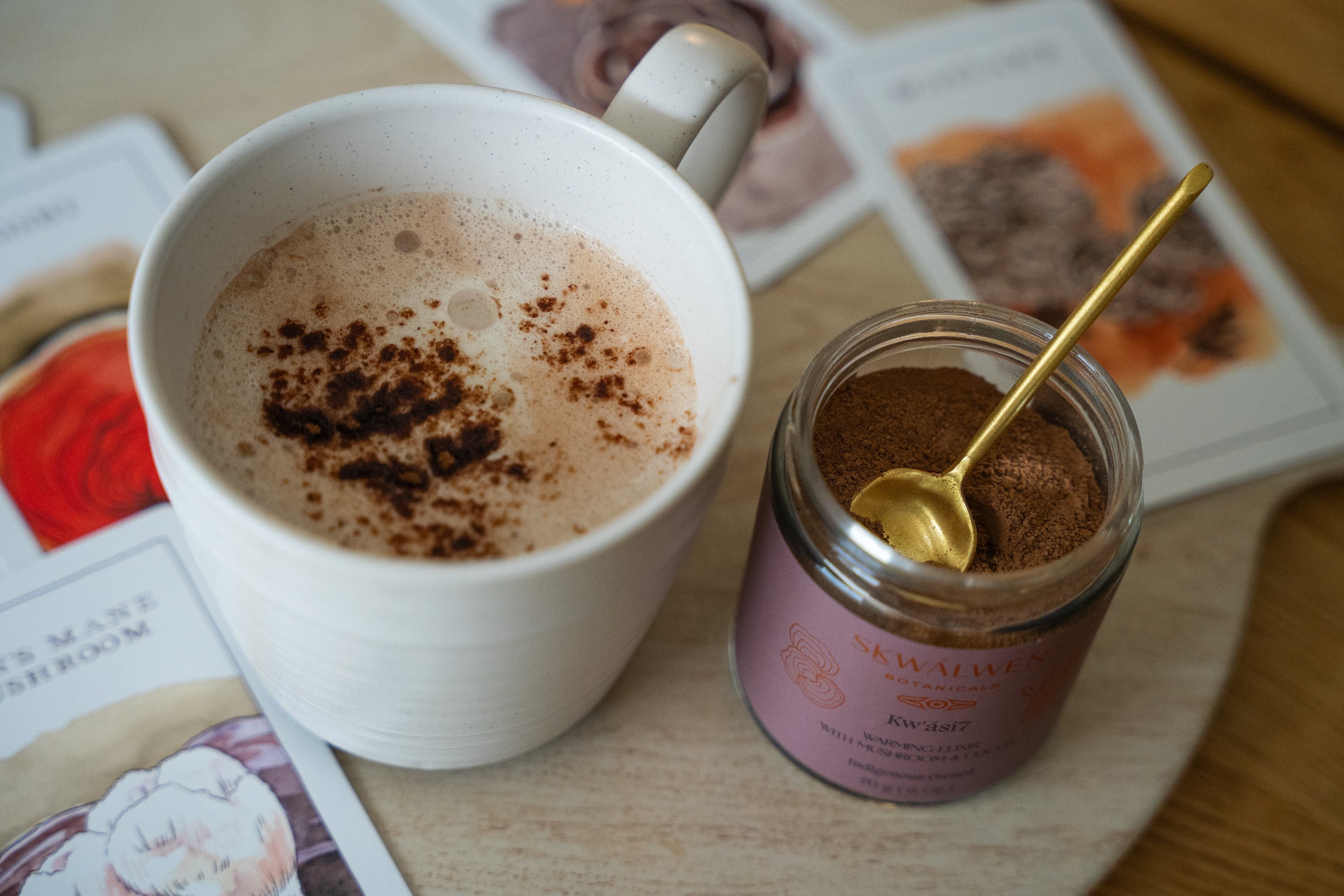 Kw'asi7 Warming Elixir with Mushroom & Cocoa