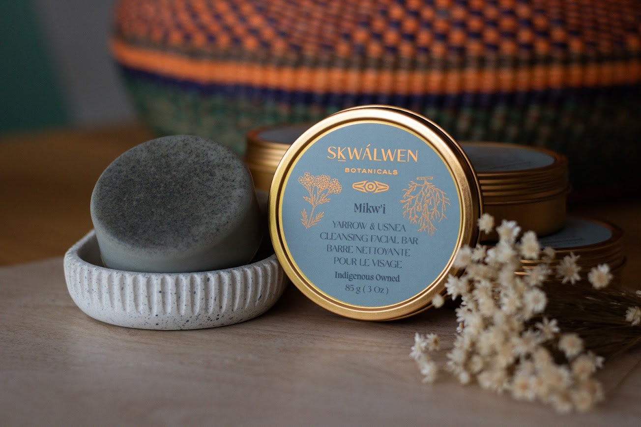 Ceremony Series - Mikw'i Yarrow & Usnea Facial Cleansing Bar