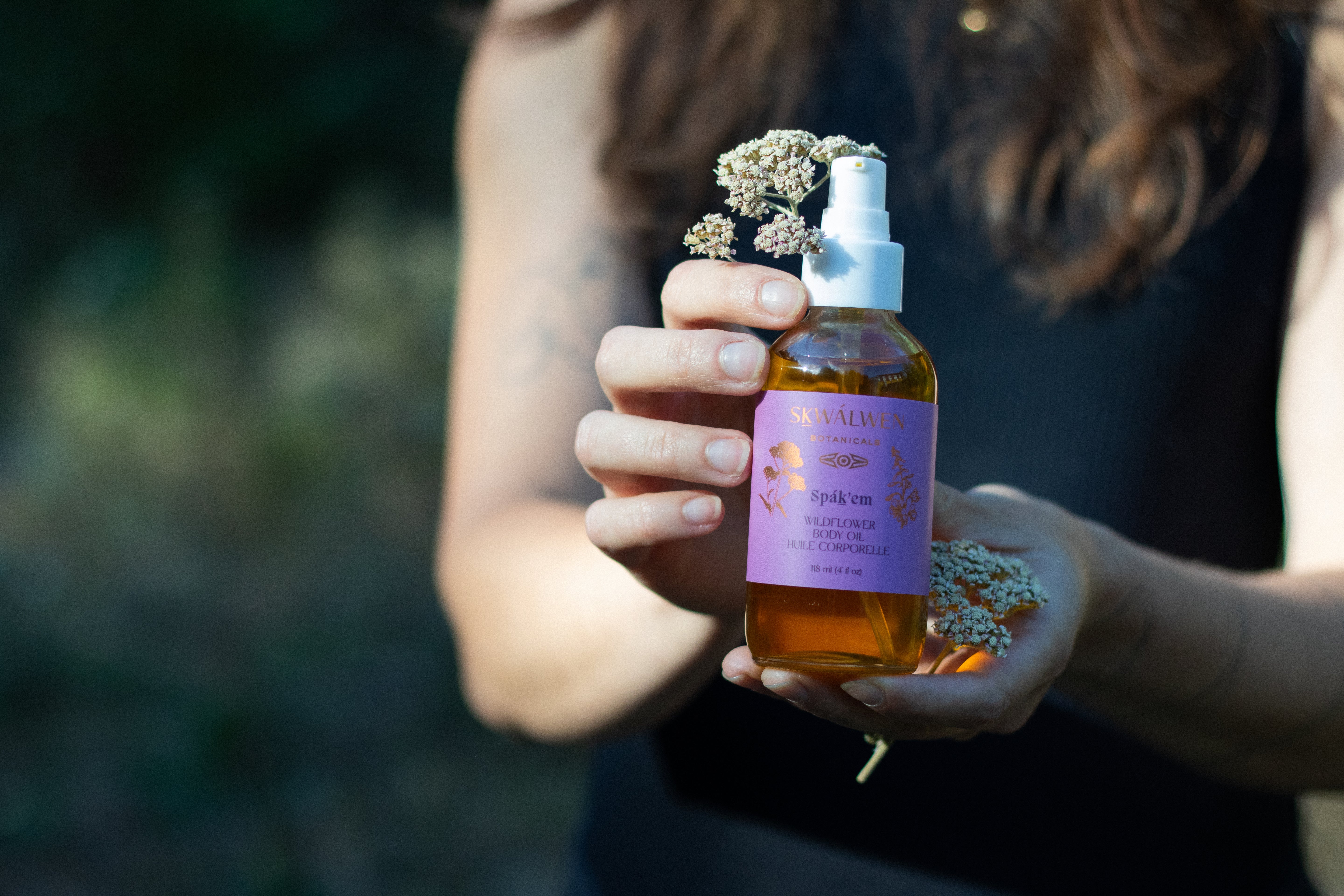 Ceremony Series ~ Spáḵ’em Wildflower Body Oil