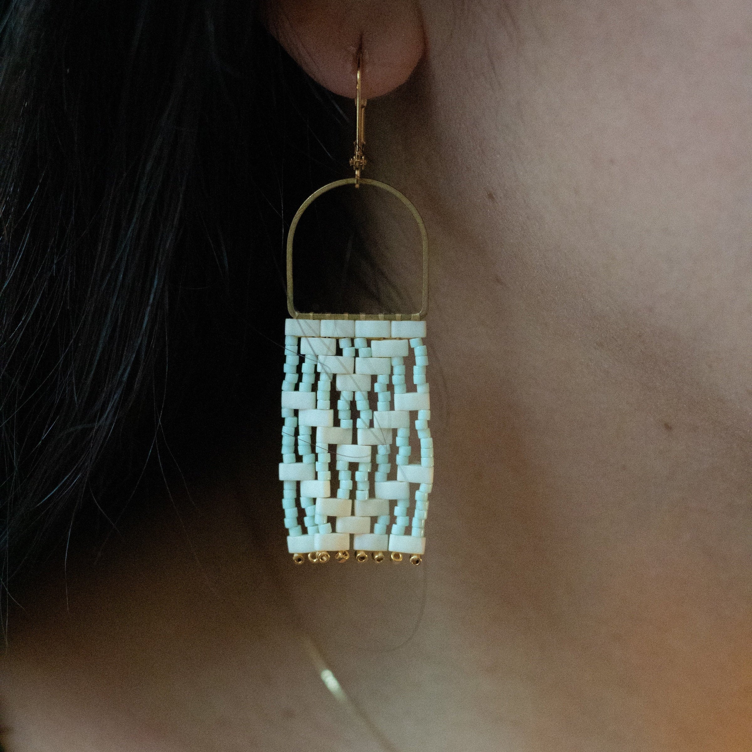 Michif Earrings ~ Three Sisters by Emma