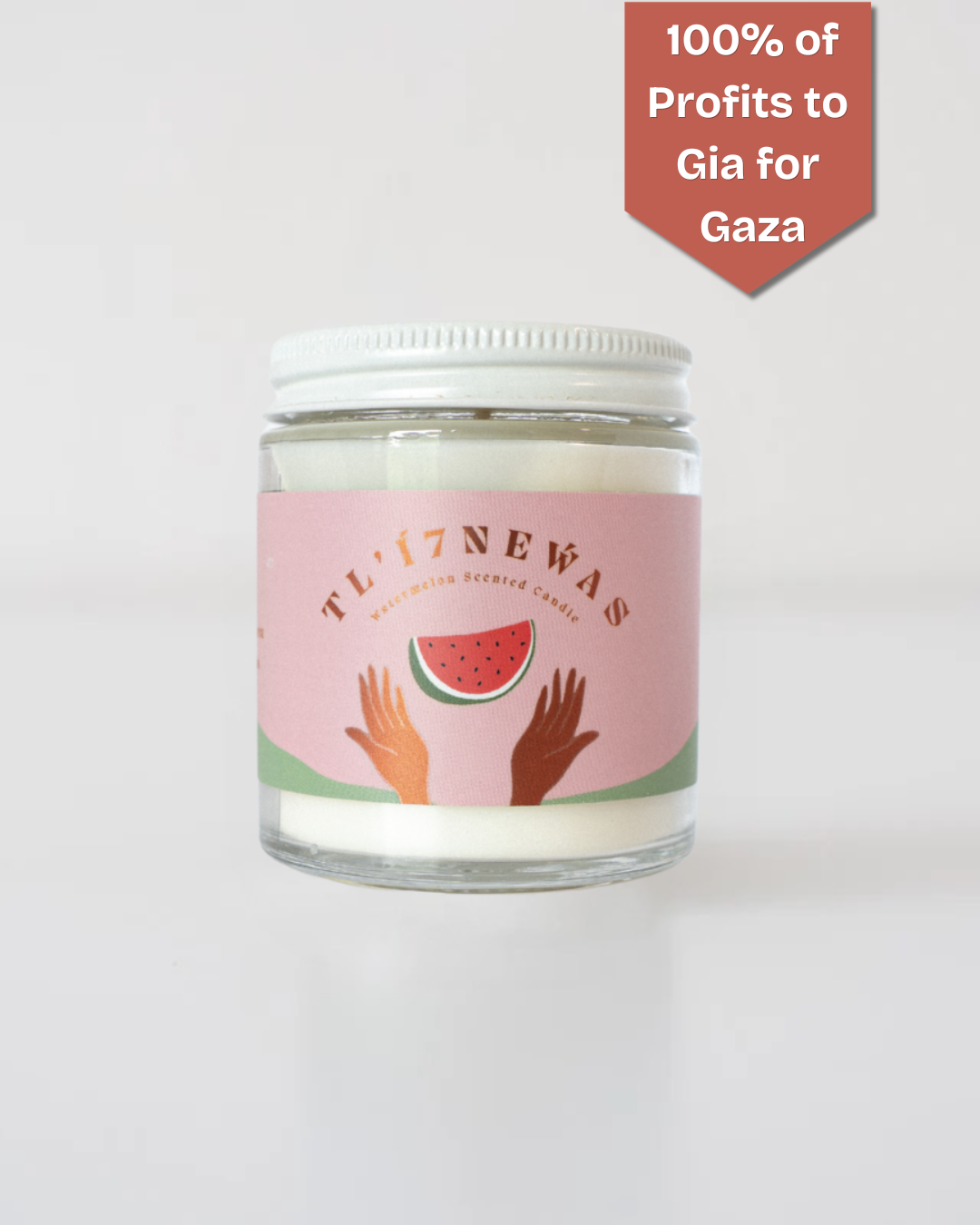 Tl’í7neẃas Watermelon Scented Candle