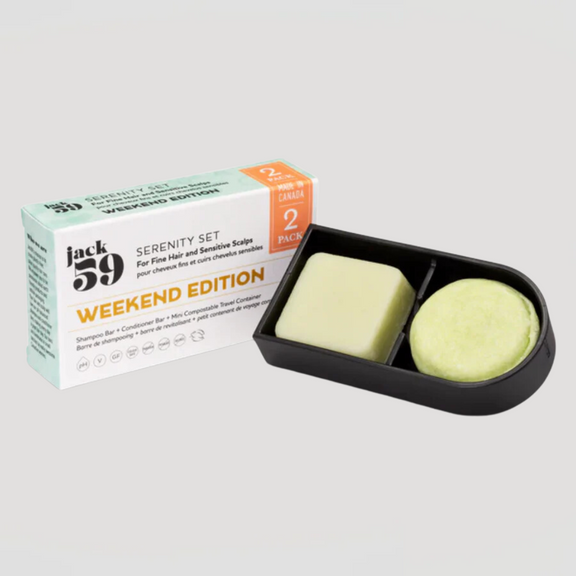 Serenity Travel Shampoo & Conditioner Jack59 Skwalwen Botanicals