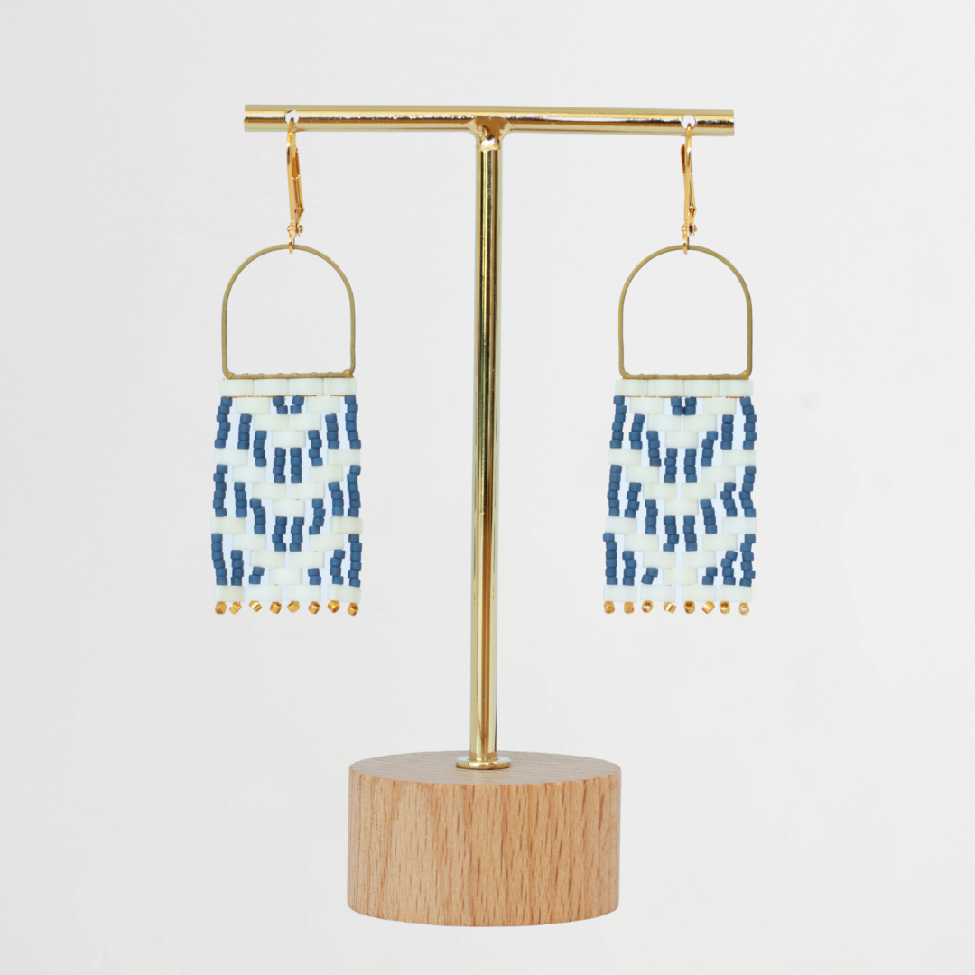 Michif Earrings ~ Three Sisters by Emma