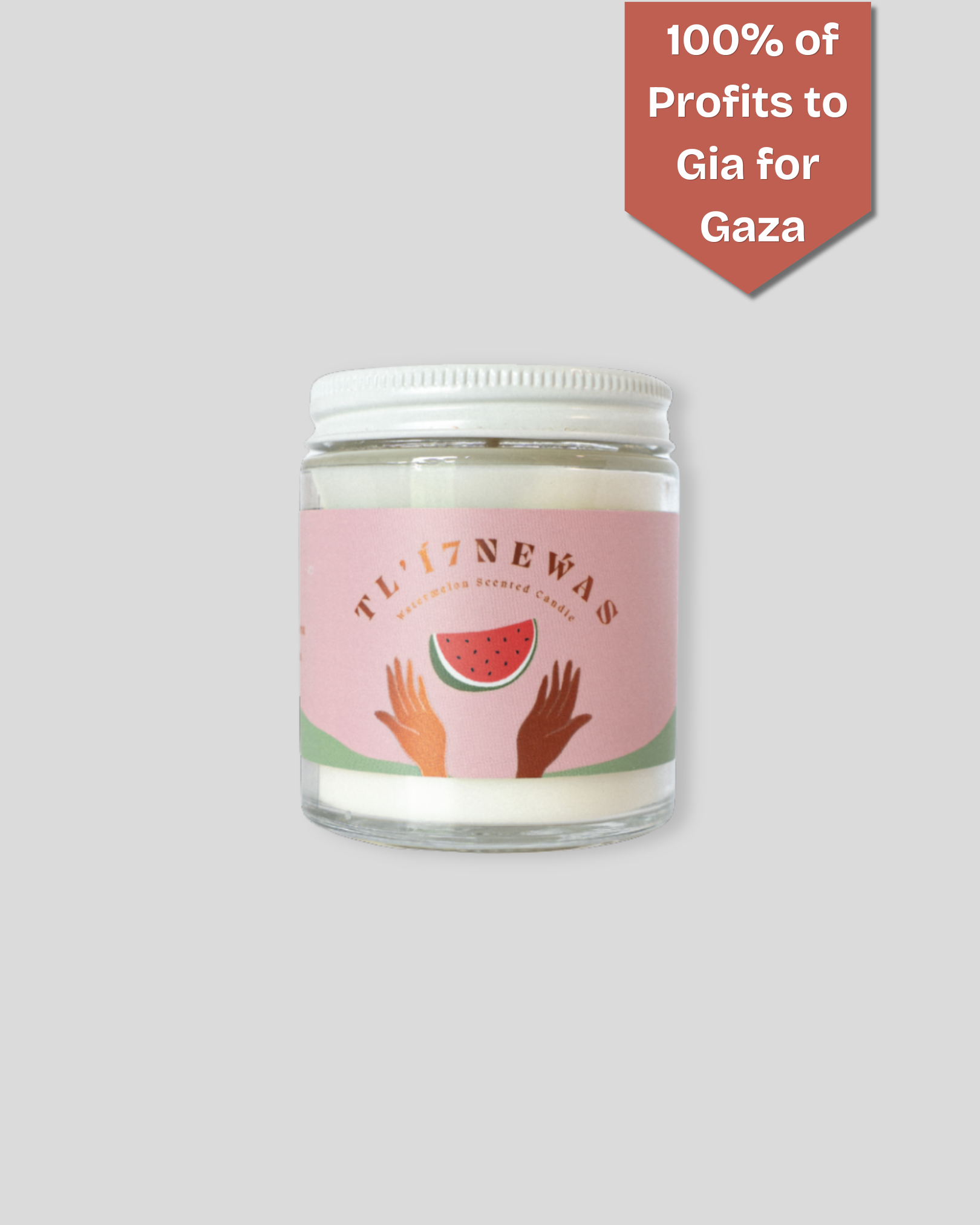 Tl’í7neẃas Watermelon Scented Candle